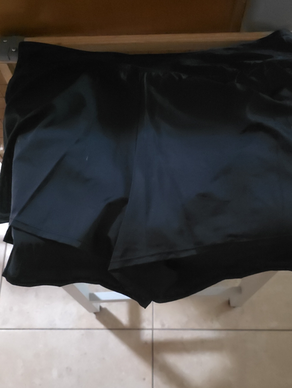 Swim Solutions Black Women's Swim Skirted Shorts